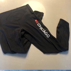 Lululemon x Chicago soulcycle 3/4 tights